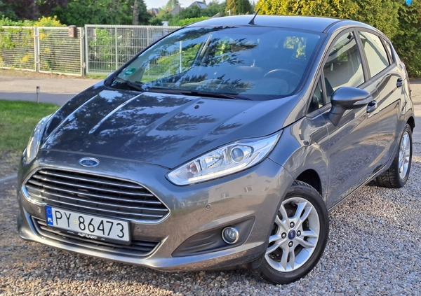 Ford Fiesta cena 27900 przebieg: 129488, rok produkcji 2015 z Poznań małe 211